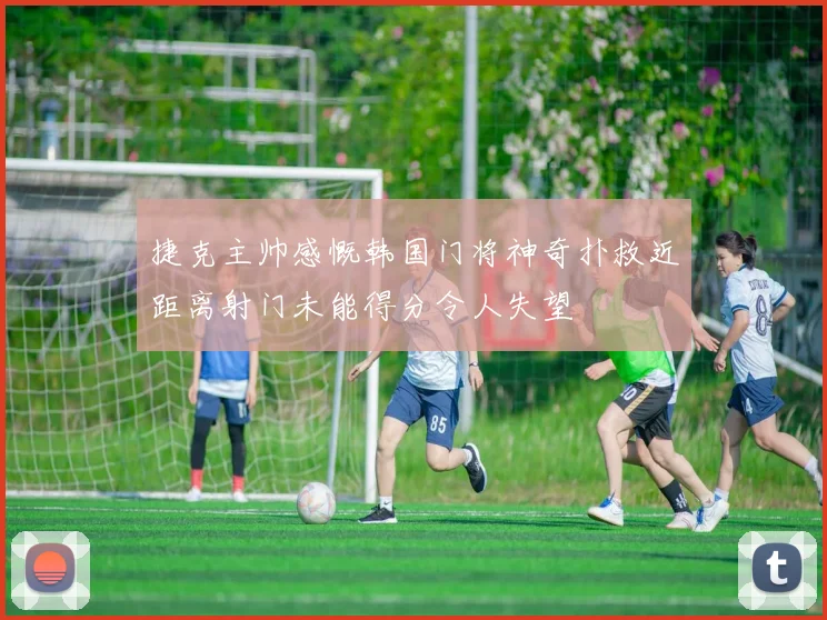 捷克主帅感慨韩国门将神奇扑救近距离射门未能得分令人失望